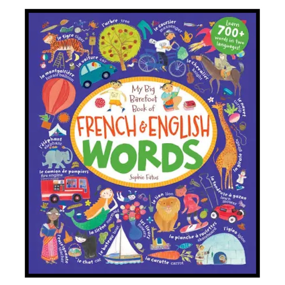 BUNDLE & SAVE🎉 My Big Book of French & English Words Hardcover Book